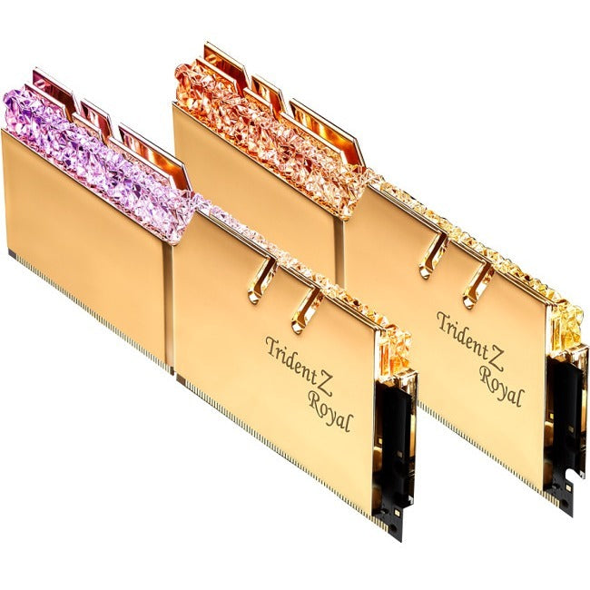 G.SKILL Trident Z Royal RAM Module - 16 GB (2 x 8GB) - DDR4-3600/PC4-28800 DDR4 SDRAM - 3600 MHz - CL18 - 1.35 V G.SKILL Trident Z Royal RAM Module - 16 GB (2 x 8GB) - DDR4-3600/PC4-28800 DDR4 SDRAM - 3600 MHz - CL18 - 1.35 V